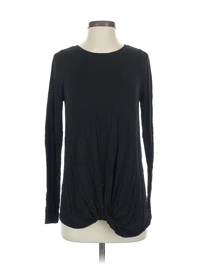 Pre-owned Z Supply Long Sleeve T-shirt In Black