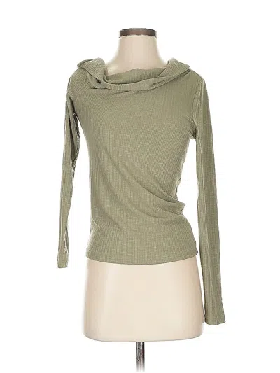 Pre-owned Z Supply Long Sleeve T-shirt In Green