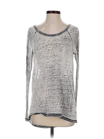 Pre-owned Z Supply Long Sleeve T-shirt In Silver