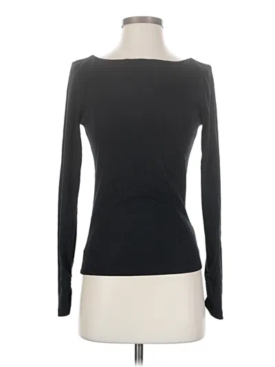 Pre-owned Z Supply Long Sleeve Top Black Boatneck Tops