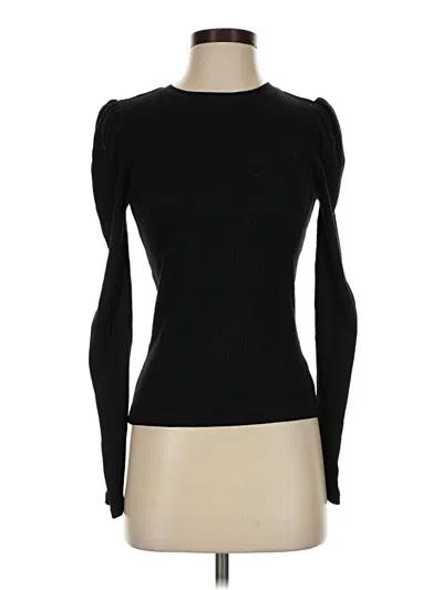 Pre-owned Z Supply Long Sleeve Top Black Turtleneck Tops
