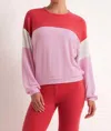 Z SUPPLY LONG SLEEVE TOP IN CANDY RED