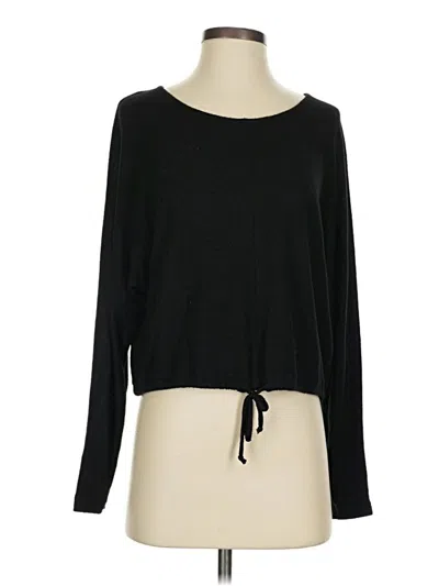 Pre-owned Z Supply Long Sleeve T-shirt In Black