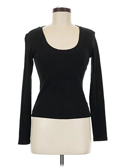 Pre-owned Z Supply Long Sleeve T-shirt In Black