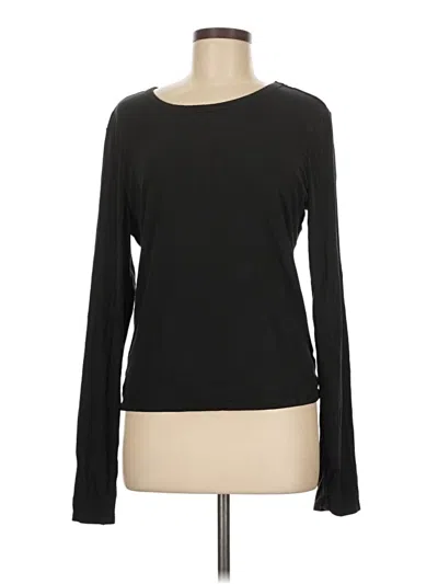 Pre-owned Z Supply Long Sleeve T-shirt In Black