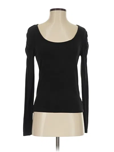 Pre-owned Z Supply Long Sleeve T-shirt In Black