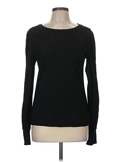 Pre-owned Z Supply Long Sleeve T-shirt In Black