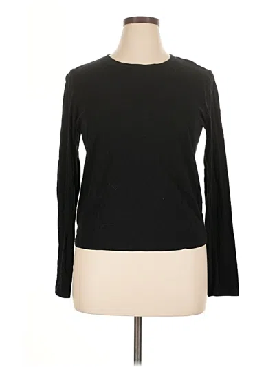 Pre-owned Z Supply Long Sleeve T-shirt In Black