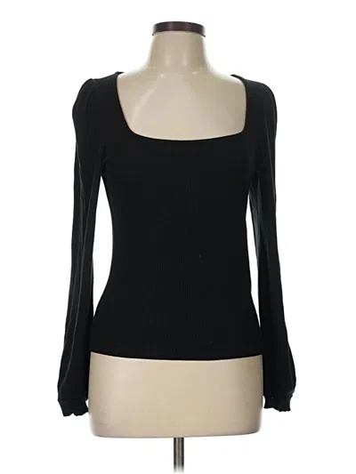 Pre-owned Z Supply Long Sleeve T-shirt In Black