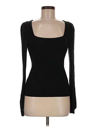 Pre-owned Z Supply Long Sleeve T-shirt In Black