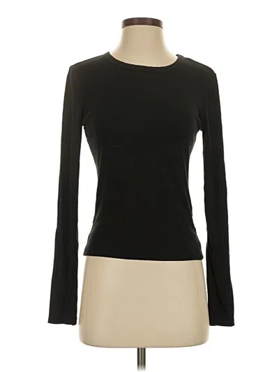 Pre-owned Z Supply Long Sleeve T-shirt In Black