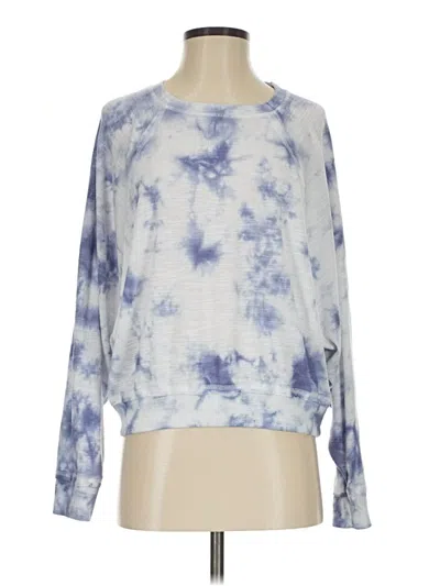 Pre-owned Z Supply Long Sleeve T-shirt In Blue