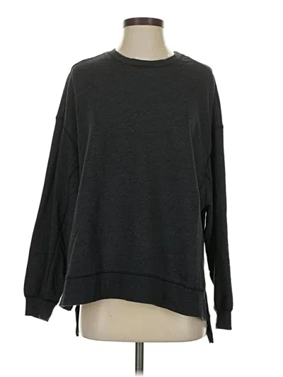 Pre-owned Z Supply Long Sleeve T-shirt In Gray