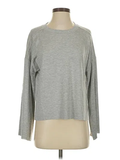 Pre-owned Z Supply Long Sleeve T-shirt In Gray