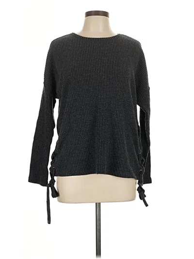 Pre-owned Z Supply Long Sleeve T-shirt In Gray