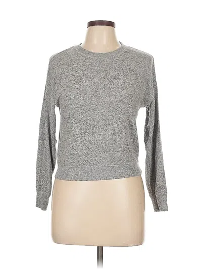Pre-owned Z Supply Long Sleeve T-shirt In Gray