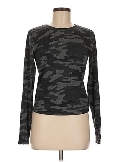 Pre-owned Z Supply Long Sleeve T-shirt In Gray