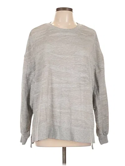 Pre-owned Z Supply Long Sleeve T-shirt In Gray