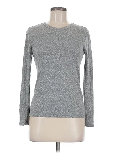 Pre-owned Z Supply Long Sleeve T-shirt In Gray