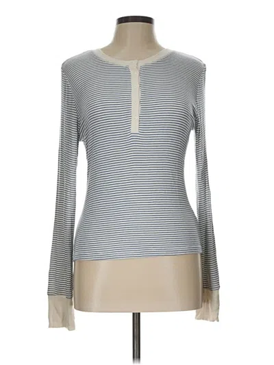 Pre-owned Z Supply Long Sleeve T-shirt In Gray