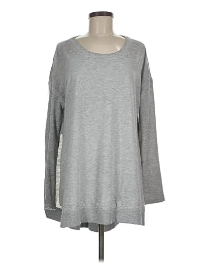 Pre-owned Z Supply Long Sleeve T-shirt In Gray