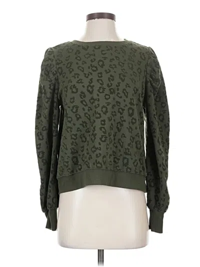 Pre-owned Z Supply Long Sleeve T-shirt In Green
