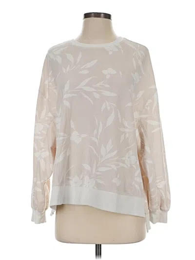 Pre-owned Z Supply Long Sleeve T-shirt In Ivory