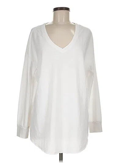 Pre-owned Z Supply Long Sleeve T-shirt In Ivory