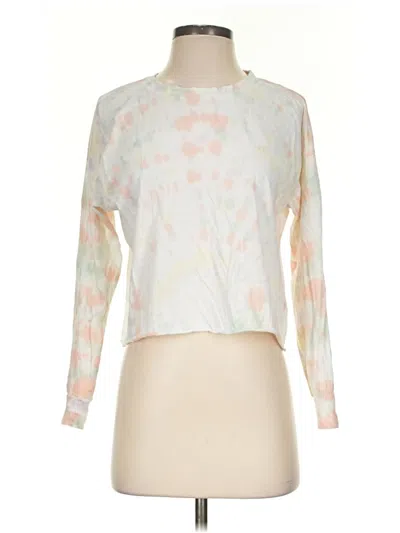 Pre-owned Z Supply Long Sleeve T-shirt In Ivory