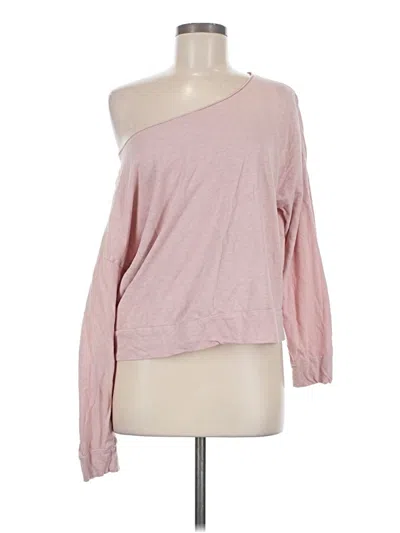Pre-owned Z Supply Long Sleeve T-shirt In Pink