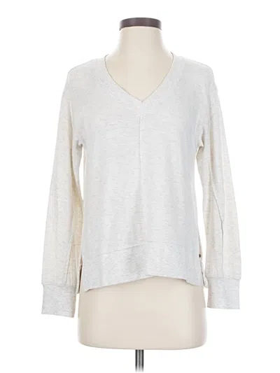 Pre-owned Z Supply Long Sleeve T-shirt In Silver