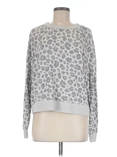 Pre-owned Z Supply Long Sleeve T-shirt In Silver