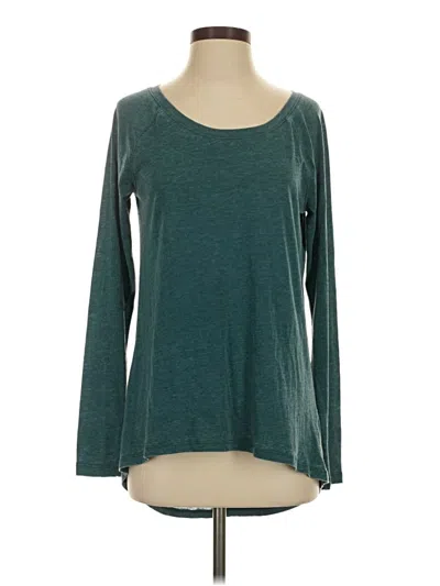 Pre-owned Z Supply Long Sleeve T-shirt In Teal