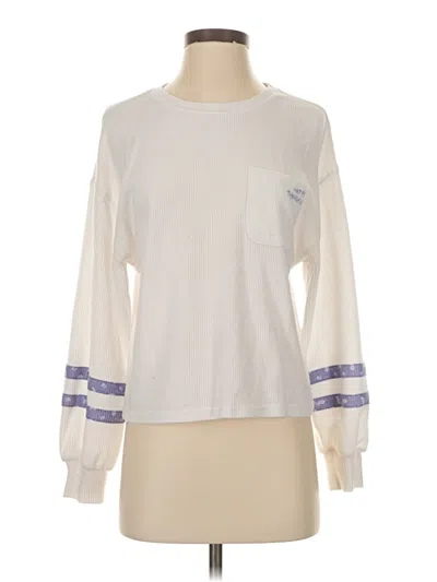 Pre-owned Z Supply Long Sleeve T-shirt In White