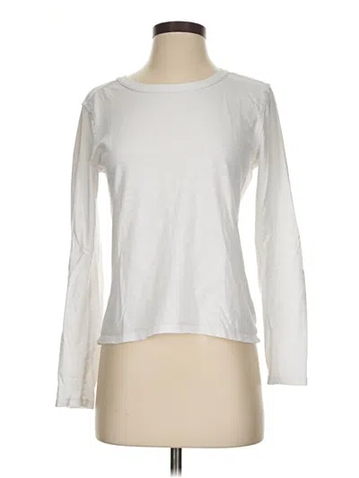 Pre-owned Z Supply Long Sleeve T-shirt In White