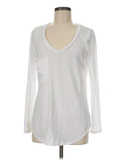 Pre-owned Z Supply Long Sleeve T-shirt In White