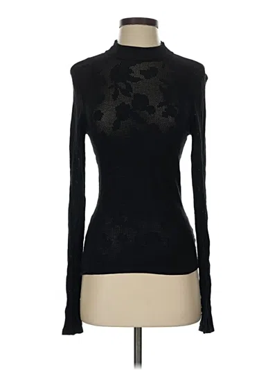 Pre-owned Z Supply Long Sleeve Turtleneck In Black