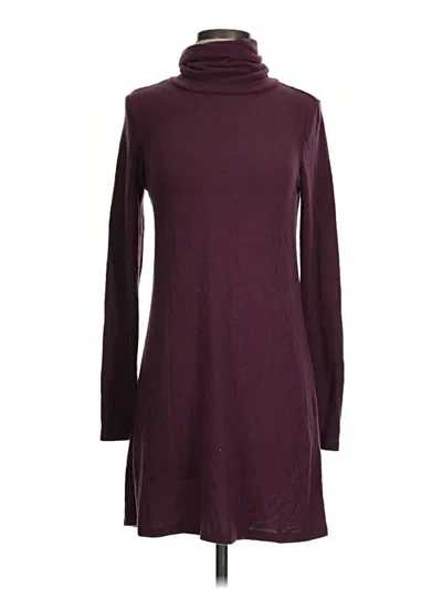 Pre-owned Z Supply Long Sleeve Turtleneck In Burgundy