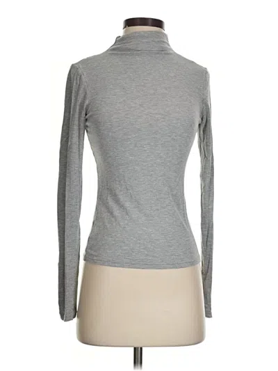 Pre-owned Z Supply Long Sleeve Turtleneck In Gray