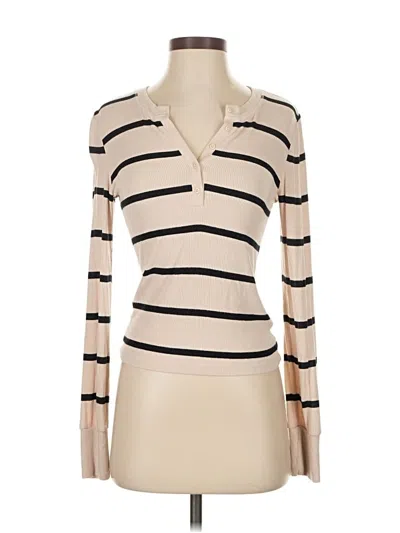 Pre-owned Z Supply Long Sleeve Turtleneck In Ivory