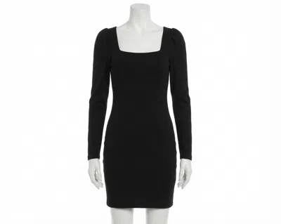 Z Supply Loren Marled Dress In Black