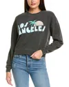 Z Supply Los Angeles Tomgirl Sweatshirt In Black