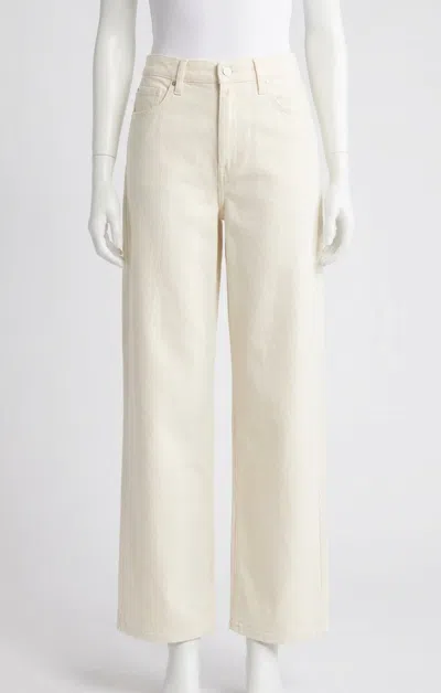 Z Supply Lou Denim Pant In Off White In Animal Print