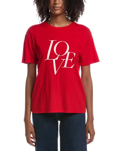 Z Supply Love You Boyfriend T Shirt In Transparent