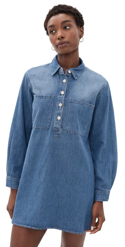 Z Supply Lucie Denim Mini Shirt Dress Dreamstate