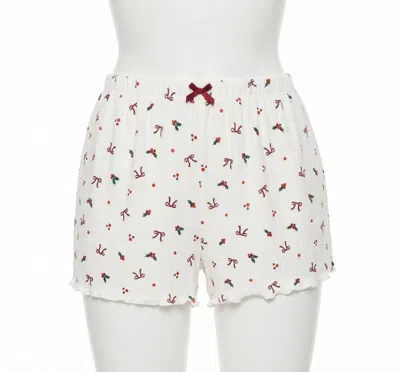 Z Supply Luxe Holly Pointelle Short In White
