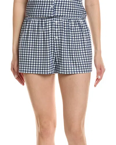 Z Supply Maddie Gingham Short In Blue