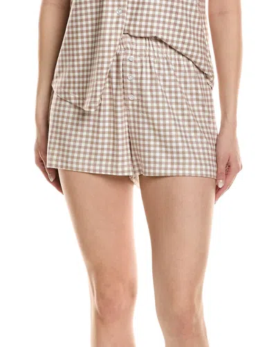 Z Supply Maddie Gingham Short In Brown