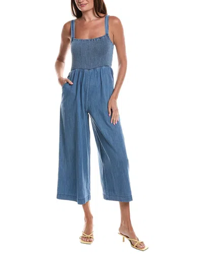 Z Supply Mai Chambray Jumpsuit In Blue