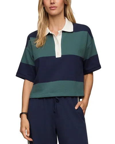 Z Supply Mariner Cotton Rugby Top In Multi